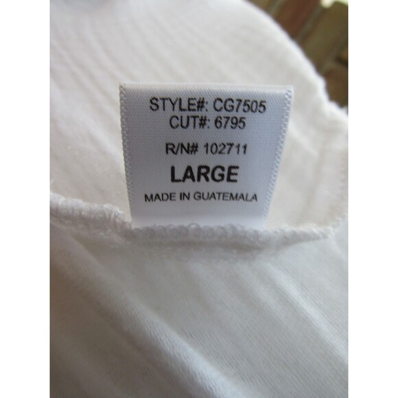 Gibson x Hi Sugarplum! Santa Fe Rickrack Off the Shoulder Top Womens L White - Picture 11 of 16